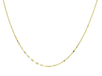Picture of 10k Yellow Gold Valentino Link 20" Chain