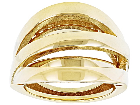 10k Yellow Gold Multi- Row Ring - AU1587 | JTV.com