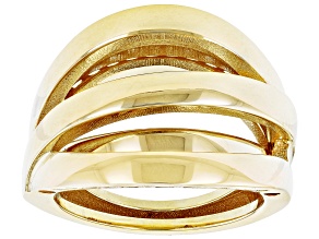 10k Yellow Gold Multi- Row Ring