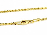 14K Yellow Gold 1.5MM Polished Rope Chain