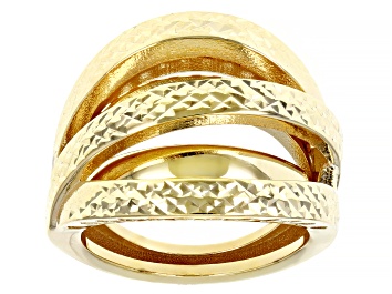 Picture of 10K Yellow Gold Multi-Row Ring