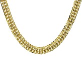 10K Yellow Gold Woven 18 Inch Necklace