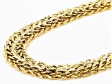 10K Yellow Gold Woven 18 Inch Necklace