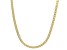 10K Yellow Gold Square Folded Box 18 Inch Chain