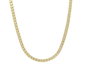 10K Yellow Gold 1.5mm Square Folded Box 24 Inch Chain