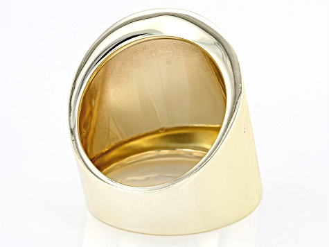 10K Yellow Gold Textured Ring