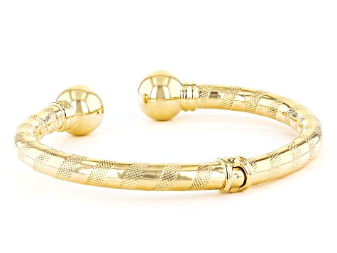 10K Yellow Gold Bangle Bracelet
