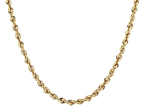10K Yellow Gold 2.4MM Rope Chain