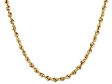 10K Yellow Gold 2.4MM Rope Chain