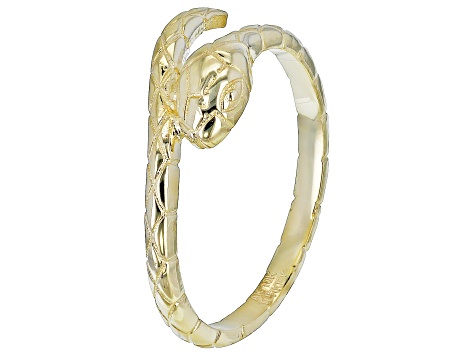 10K Yellow Gold Snake Ring