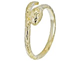 10K Yellow Gold Snake Ring