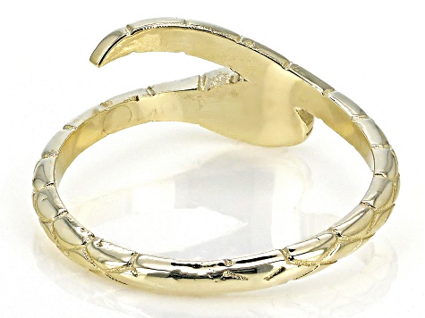 10K Yellow Gold Snake Ring
