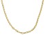 10k Yellow Gold Diamond-Cut Pave Mariner Link 20 Inch Chain