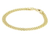 14K Yellow Gold 4mm Bismark Bracelet