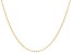 14K Yellow Gold 2mm Mariner Link 18 Inch Chain