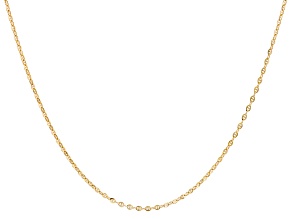 14K Yellow Gold 2mm Mariner Link 20 Inch Chain