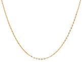 14K Yellow Gold 2mm Mariner Link 20 Inch Chain