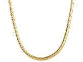 10K Yellow Gold Herringbone Link 20 Inch Necklace