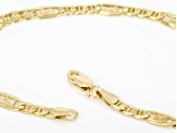 10K Yellow Gold Mariner Station Bracelet