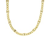 10K Yellow Gold Mariner Station 20 Inch Necklace - AU1744 | JTV.com