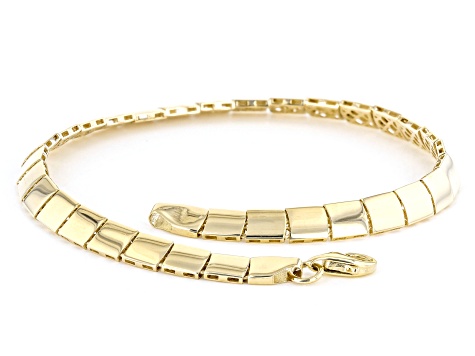 10k Yellow Gold Square Link Bracelet
