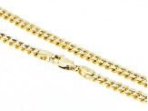 10k Yellow Gold 3.75mm Cuban Link 18 Inch Chain