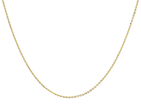 10k Yellow Gold 1.4mm Rolo Link 18 Inch Chain