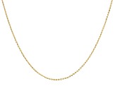 10k Yellow Gold 1.4mm Rolo Link 18 Inch Chain