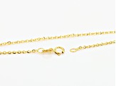 10k Yellow Gold 1.4mm Rolo Link 18 Inch Chain