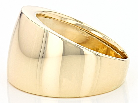10K Yellow Gold High Polished Graduated Band Ring