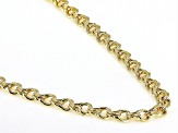 14k Yellow Gold Diamond-Cut Garibaldi Link 18 Inch Chain