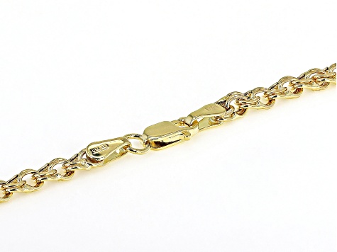 14k Yellow Gold Diamond-Cut Garibaldi Link 18 Inch Chain