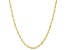 10K Yellow Gold Singapore Chain 18 Inch Necklace