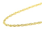 10K Yellow Gold Singapore Chain 24 Inch Necklace