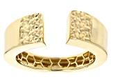 10k Yellow Gold Cuff Ring