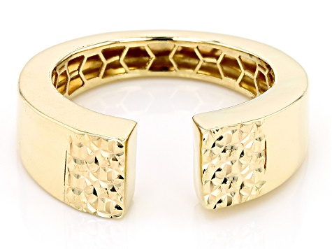 10k Yellow Gold Cuff Ring