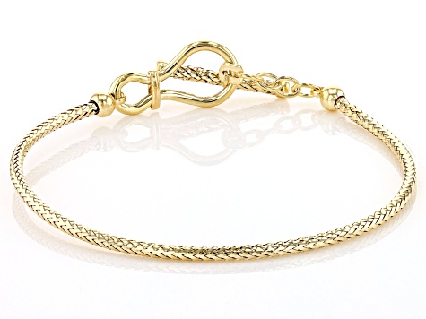 10k Yellow Gold Toggle Bracelet