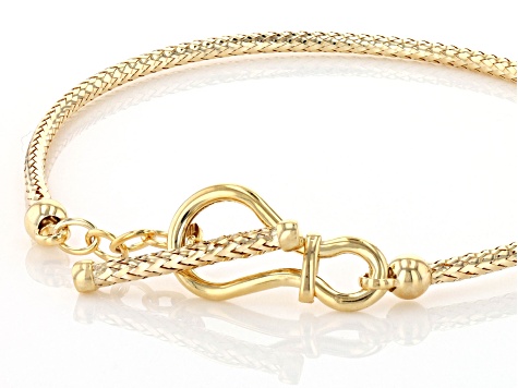 10k Yellow Gold Toggle Bracelet