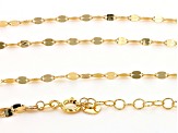 10k Yellow Gold Three-Strand 18 Inch Necklace