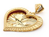 10k Yellow Gold Heart Pendant