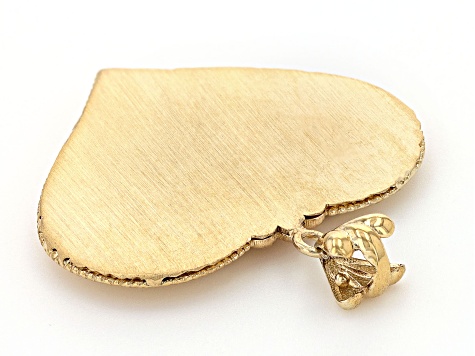 10k Yellow Gold Heart Pendant