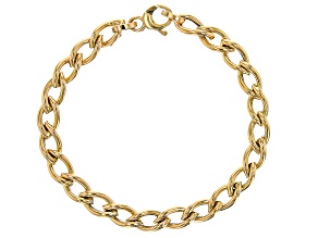 14k Yellow Gold Oval Link Bracelet