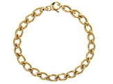 14k Yellow Gold Oval Link Bracelet