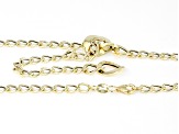 14k Yellow Gold Graduated Oval Link Lariat 17 Inch Necklace