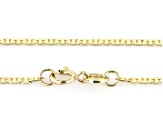 14k Yellow Gold Diamond-Cut 1.5mm Mariner 18 Inch Chain