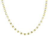 10k Yellow Gold 3.5mm Double Mirror Link 20 Inch Chain
