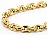 10k Yellow Gold 9.3mm Oval Cable 20 Inch Chain