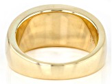 10k Yellow Gold Polished Tapered Dome Ring