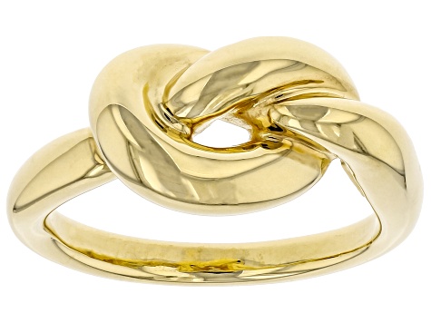 14k Yellow Gold Love Knot Ring - AU1959 | JTV.com
