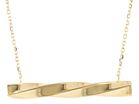 10k Solid Gold Twist Rope Chain Bracelet - Yellow Gold Size 7 1/4 Medium  Thin